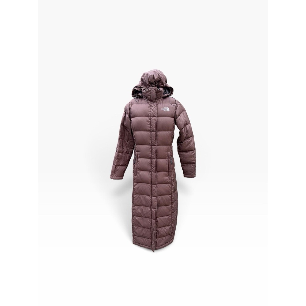The North Face Women's XS Long Maxi 700 Fill Down Metropolis Parka Quilted Brown
